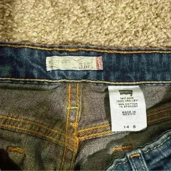 Levi Strauss 515 Bootcut Levi's Denim 14s JP013 - Picture 3 of 12
